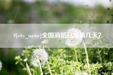 明港全国消防日是第几天？