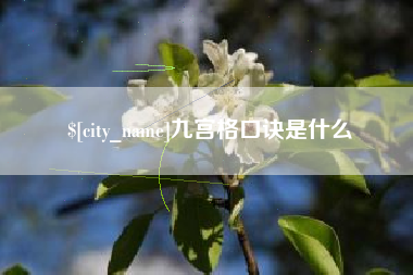 明港九宫格口诀是什么