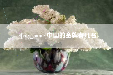 明港中国的金牌有几名