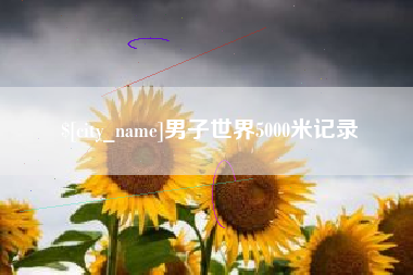 明港男子世界5000米记录