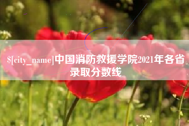 明港中国消防救援学院2021年各省录取分数线