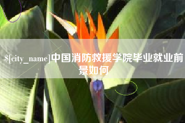 明港中国消防救援学院毕业就业前景如何