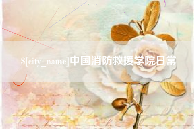 明港中国消防救援学院日常