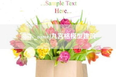 明港九宫格模型建筑