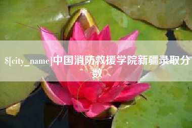 明港中国消防救援学院新疆录取分数