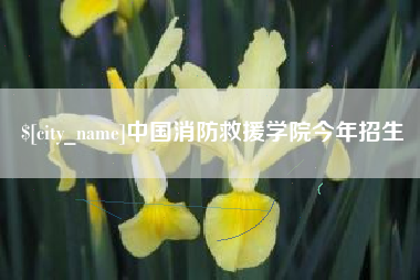 明港中国消防救援学院今年招生