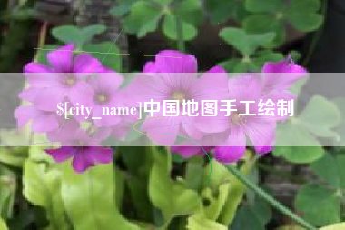 明港中国地图手工绘制