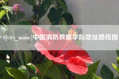 明港中国消防救援学院地址路线图