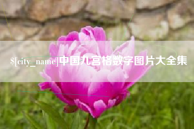 明港中国九宫格数字图片大全集