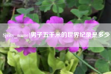 明港男子五千米的世界纪录是多少