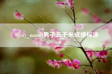明港男子五千米成绩标准