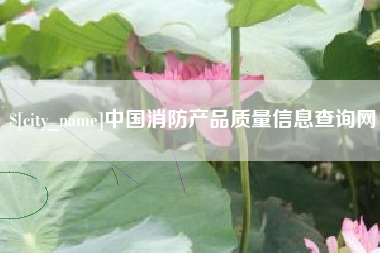 明港中国消防产品质量信息查询网