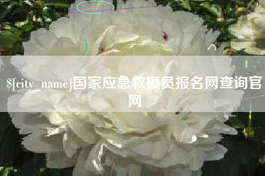 明港国家应急救援员报名网查询官网