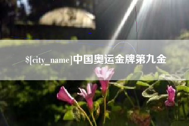 明港中国奥运金牌第九金