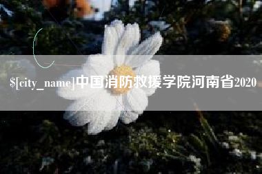 明港中国消防救援学院河南省2020